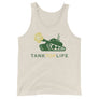Green Flower Tank