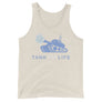 Sky Blue Flower Tank