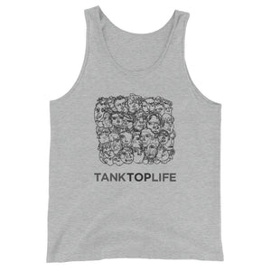 The Many Face Tank - Black