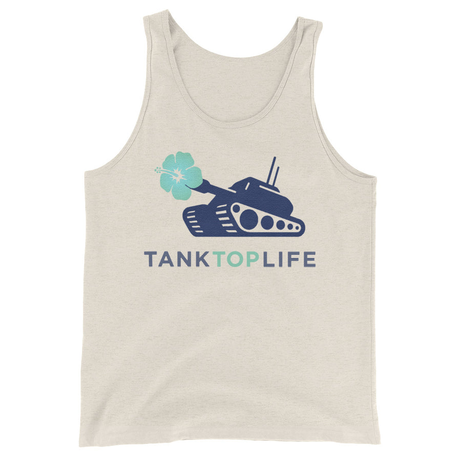 Blue Flower Tank