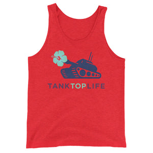 Blue Flower Tank