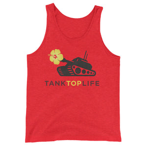 Black Flower Tank