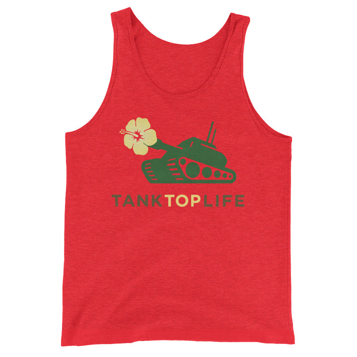 Green Flower Tank