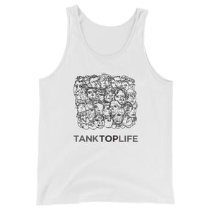 The Many Face Tank - Black