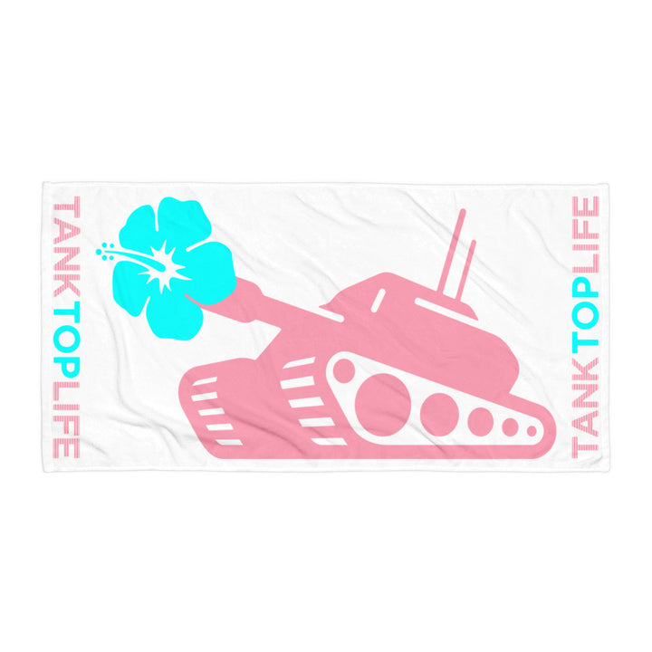 Flower Tank - Beach Towel