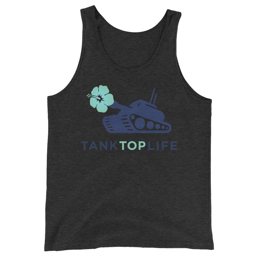 Blue Flower Tank