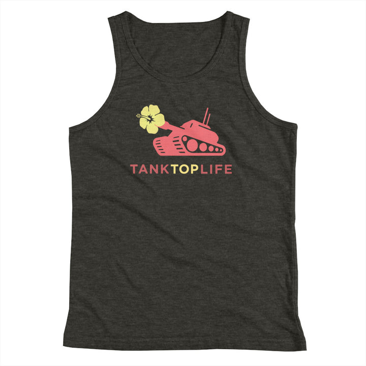 Red Flower Tank - Youth