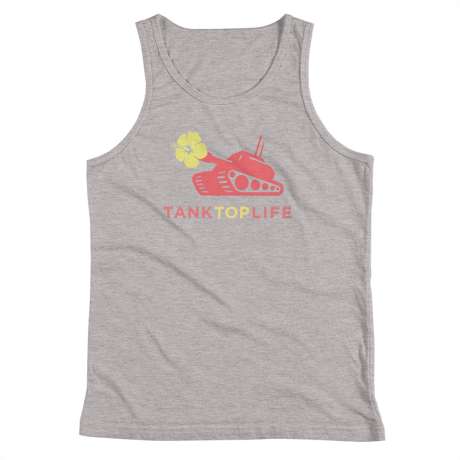 Red Flower Tank - Youth